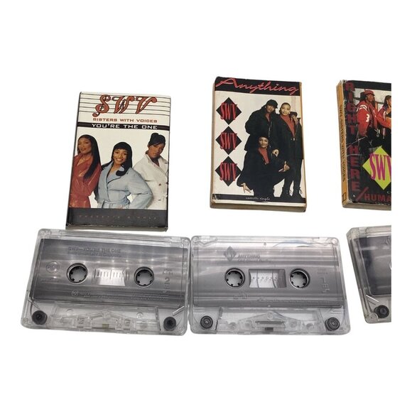 Lot Of 5 VTG SWV Cassette Tapes R&B 1992-1996 - Picture 3 of 9